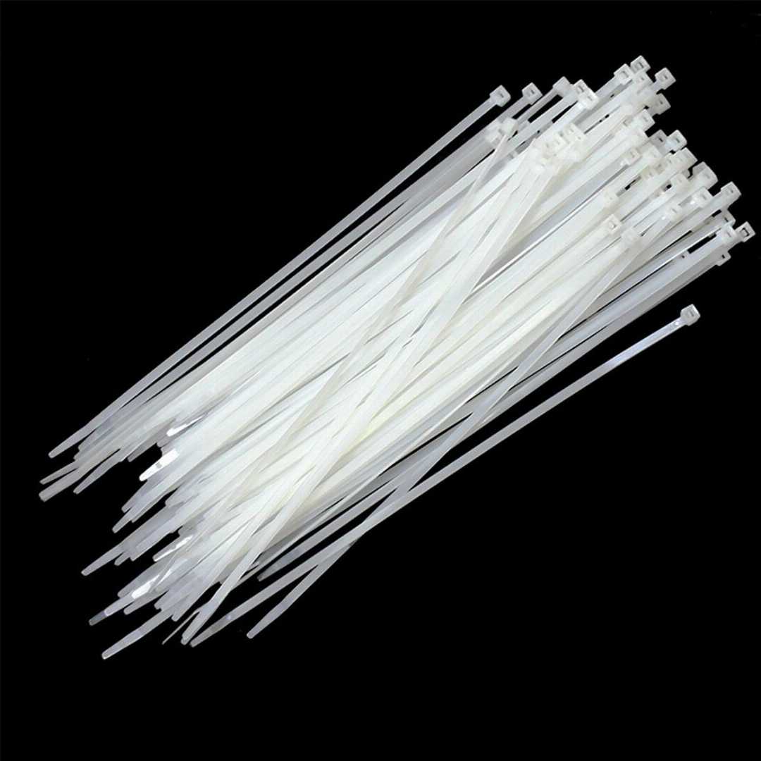 100Pcs-,Cable,Ties,4",Inch,Smart,Work,100x3mm,Long,100mm,Nylon,Patch,Wrap,Cable,Ties,Nylon,Plastic,Zip,Tie