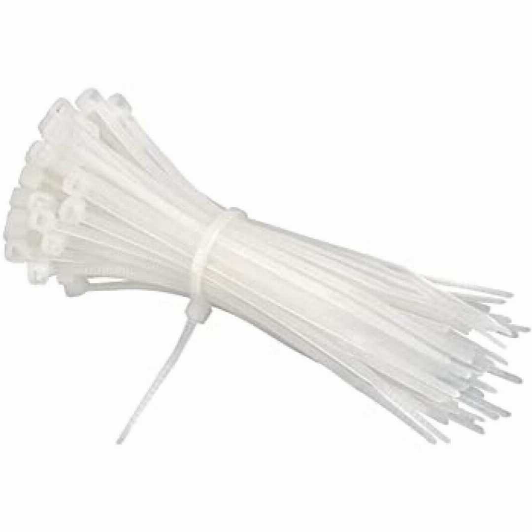 100Pcs- Cable Ties 6" Inch Smart Work 150x4mm Long 150mm Nylon Patch Wrap Cable Ties Nylon Plastic Zip Tie