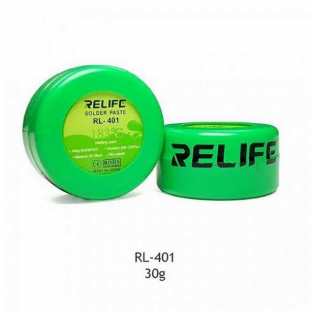 RELIFE,Soldering,Paste,Flux,No-clean,Solder,Paste,183°C,Medium,temperature,RL-,401,IC,Past,Solder,Tin,Cream,For,BGA,Repair