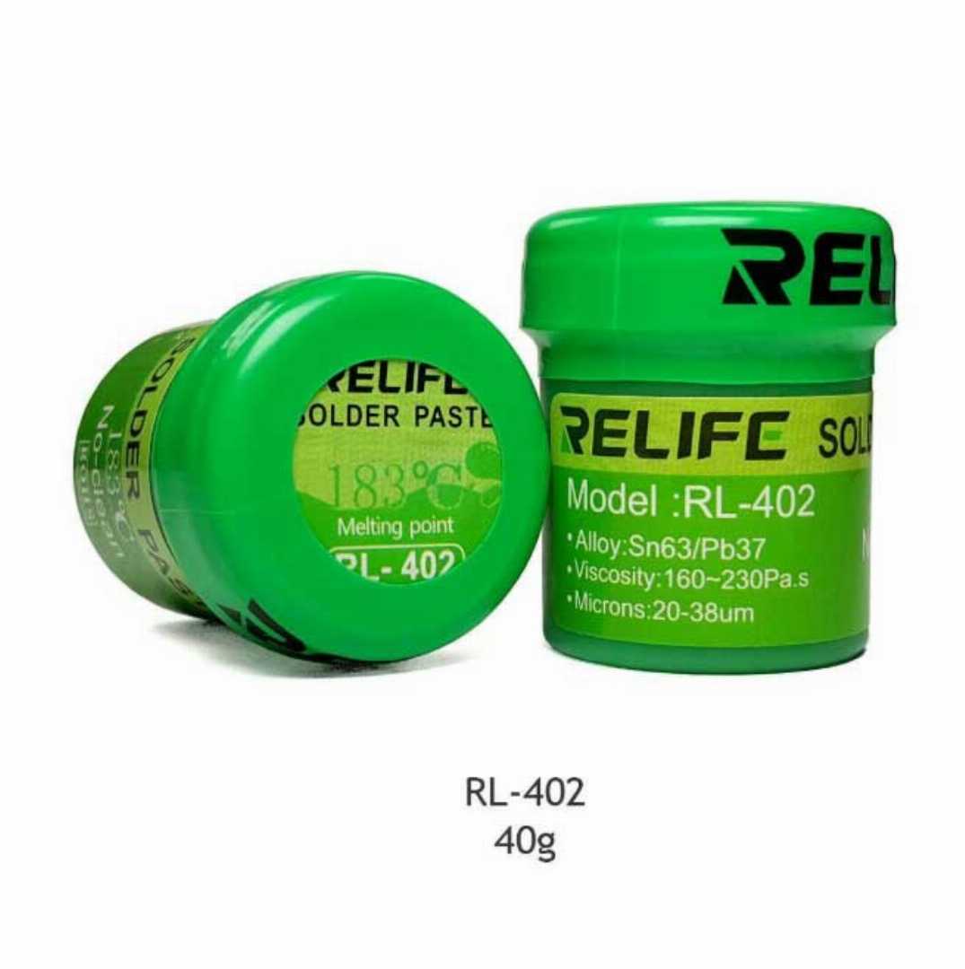 RELIFE,Soldering,Paste,Flux,No-clean,Solder,Paste,183°C,Medium,temperature,RL-,402,IC,Past,Solder,Tin,Cream,For,BGA,Repair