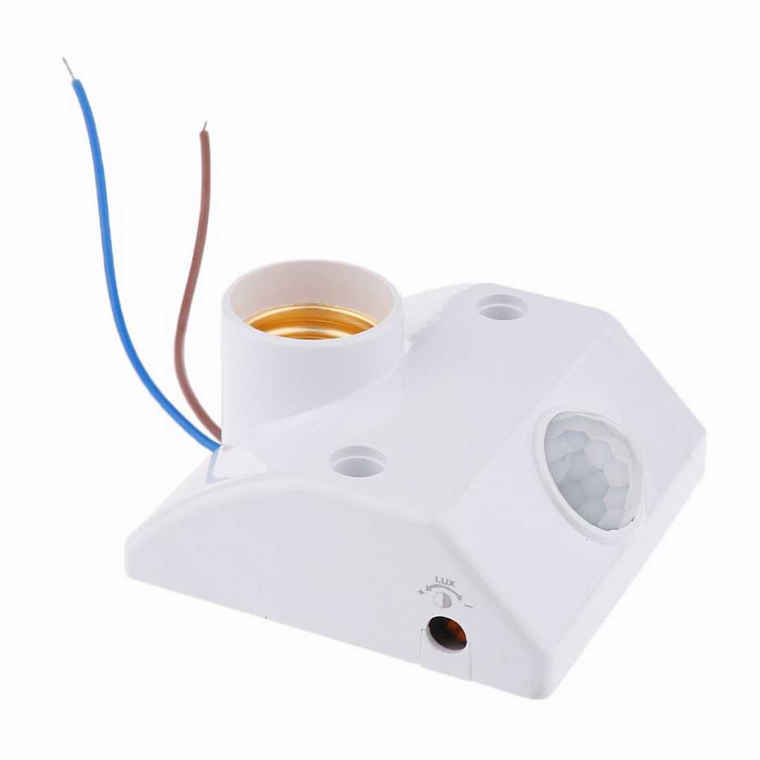 PIR,Infrared,Motion,Sensor,LED,Light,Lamp,Holder,Control,Switch(E27,And,B22)