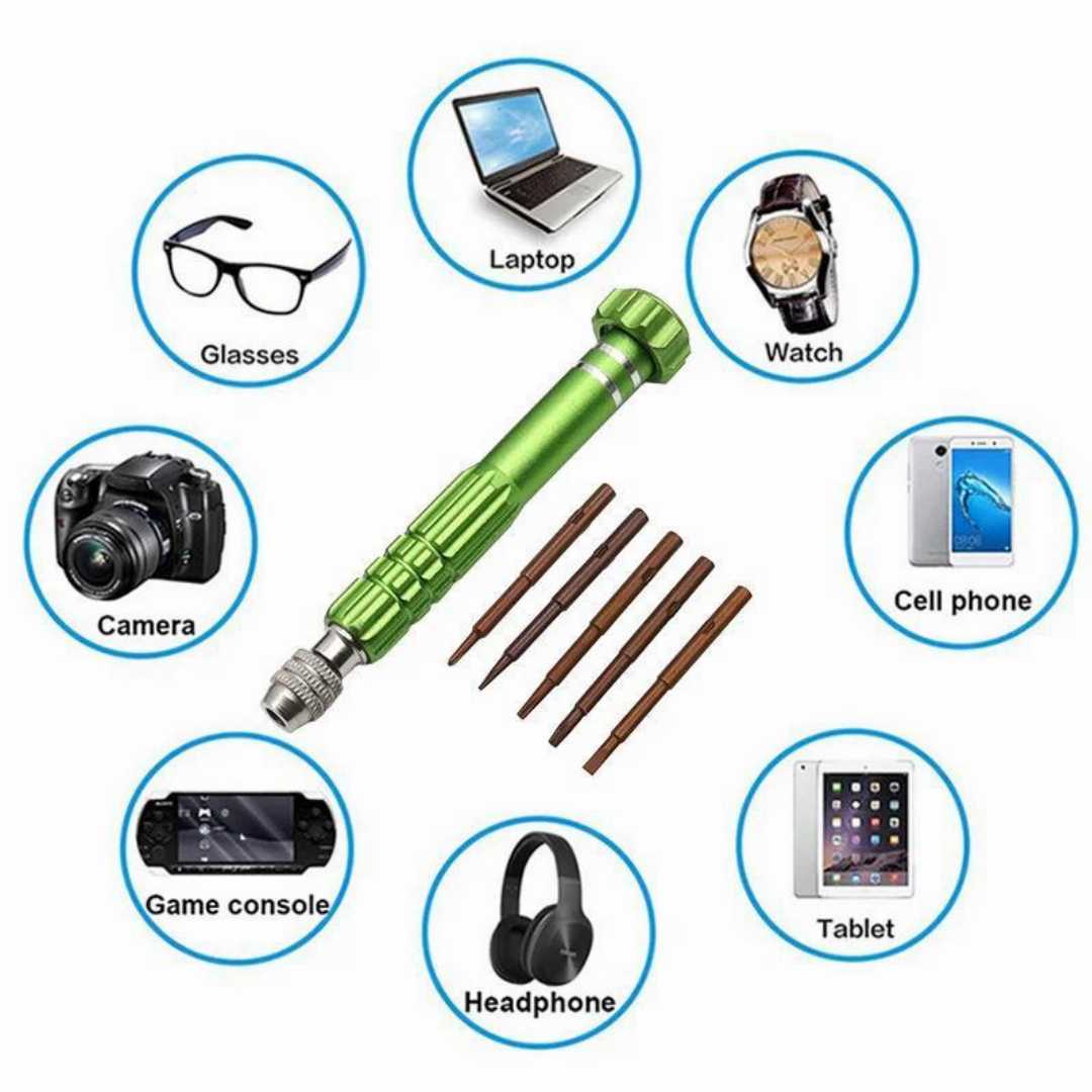 5,in,1,Multi-Functional,Screwdrivers,Set,with,Magnetic-Repair,Tools