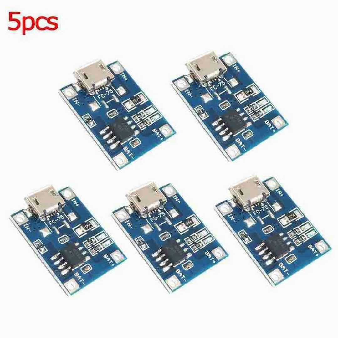 5 Pieces,TP4056,Type,C,Battery,Charger,Module,Circuit,Board,With,Protection