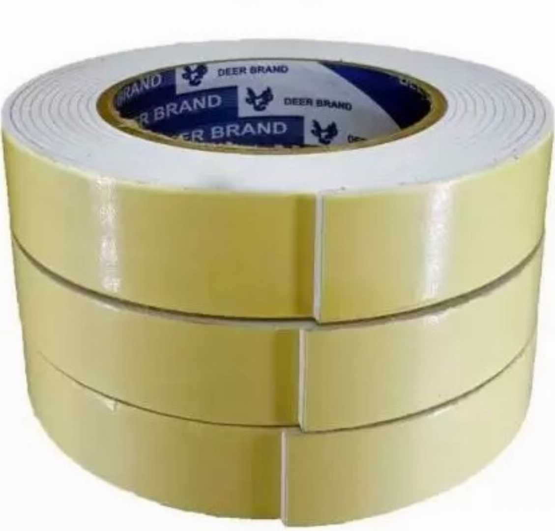 Double,Sided,Foam,Tape-White,Half,Inch,(Approx),Wide,