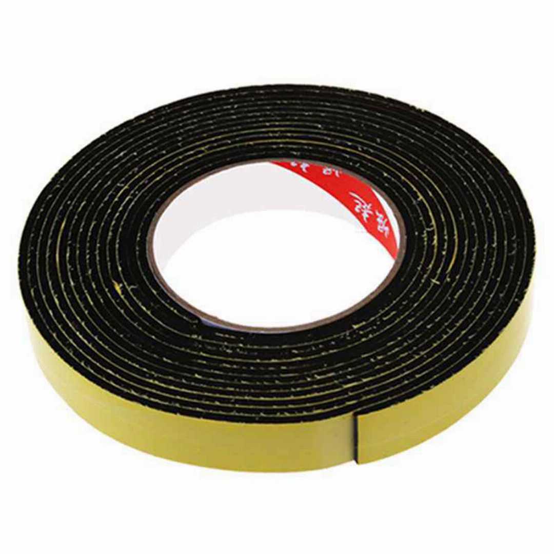 Double,Sided,Foam,Tape-Black,Half,Inch,(Approx),Wide,