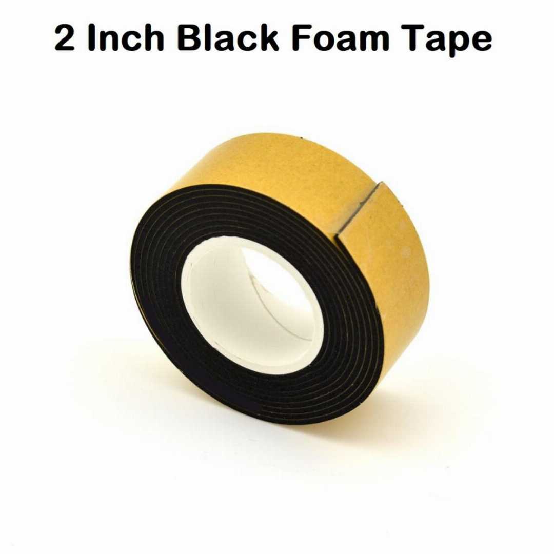 Double,Sided,Foam,Tape-Black,2,Inch,(Approx),Wide,