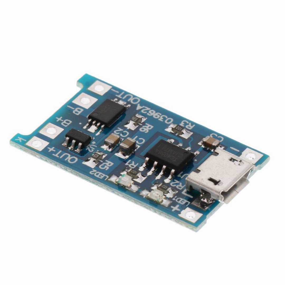 1,Pcs,Type,B,5V,1A,Micro,USB,18650,TP4056,Lithium,Charger,Module,-,Dual,Protection,-,DIY