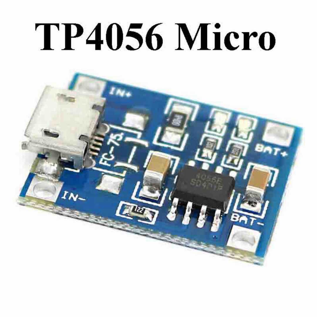 1,Pcs,Type,B,5V,1A,Micro,USB,18650,TP4056,Lithium,Charger,Module,-,Dual,Protection,-,DIY