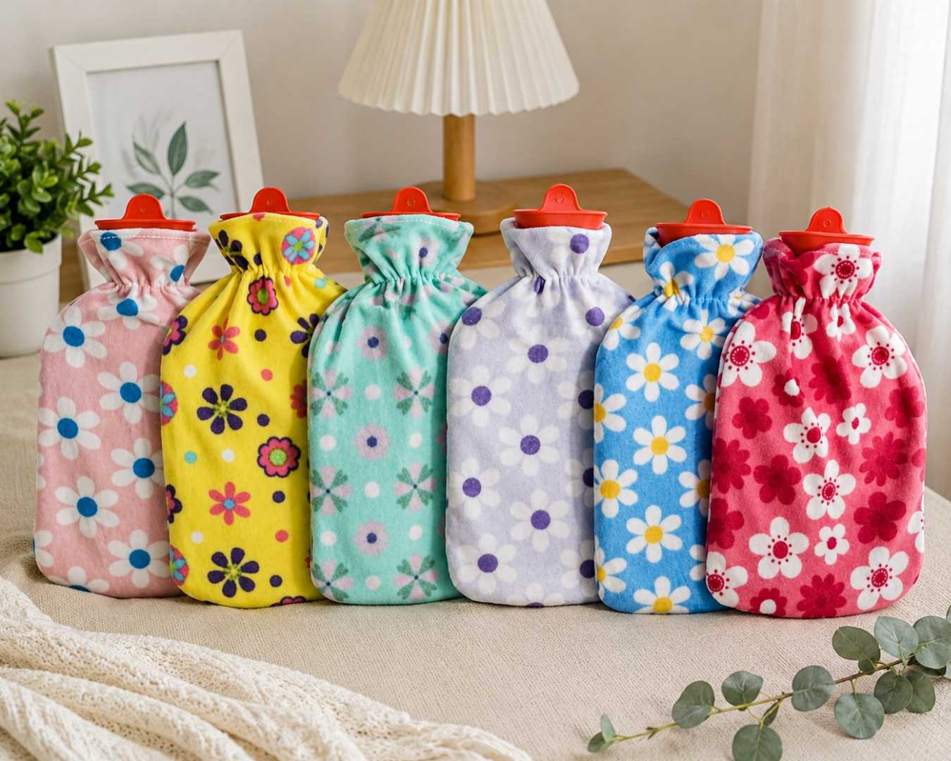 Hot,Water,Bag,with,Cloth,Cover,2L,Capacity
