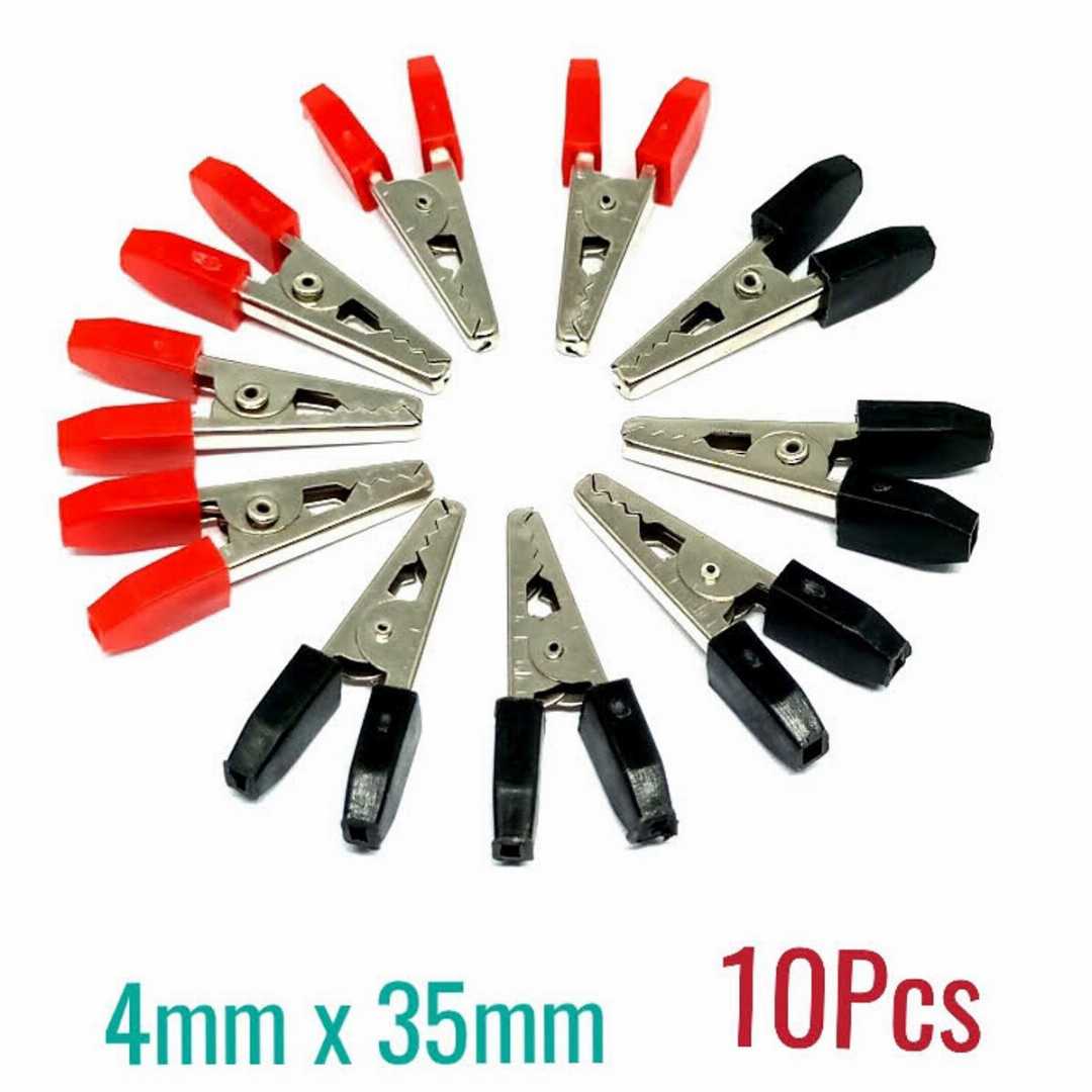 Black,And,Red,Alligator,Clip,Also,Use,As,Battery,Clip-,5,Set