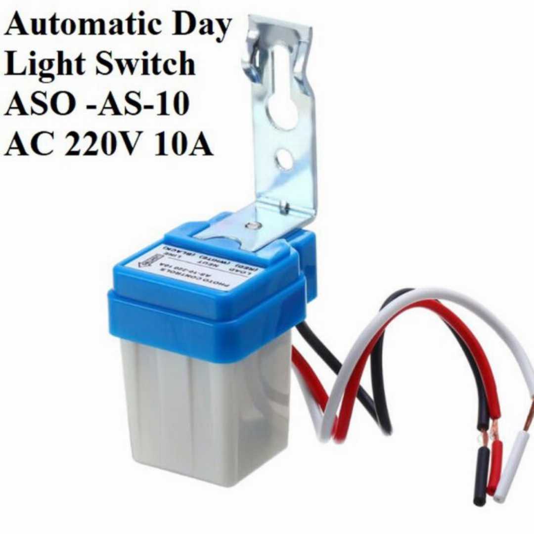 Automatic,On,Off,Street,Light,Switch,,Photo,Control,Sensor,AS-10,for,AC,220V,10A,Rain,proof,Day,Night,Auto,On,Off,light,Sensor,switch,,Photocell,LDR,switch