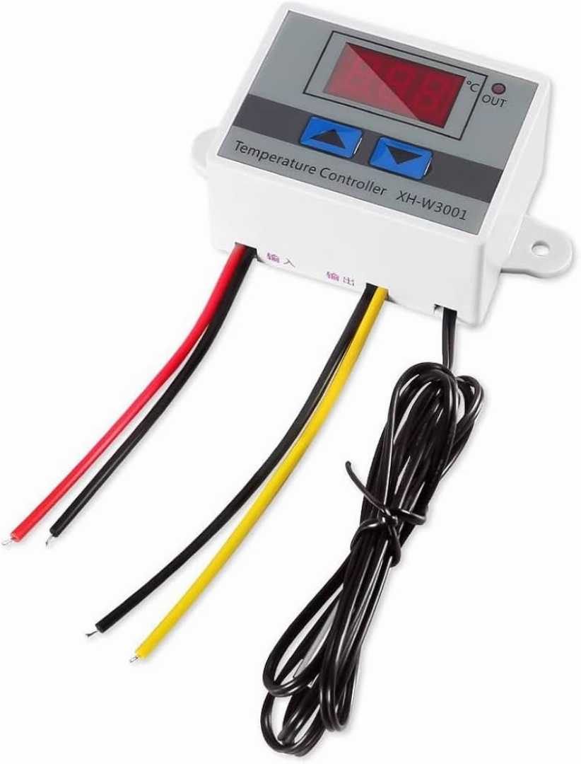 XH-W3001,Digital,LED,Display,Temperature,Controller,220V,10A,with,Thermostat,Control