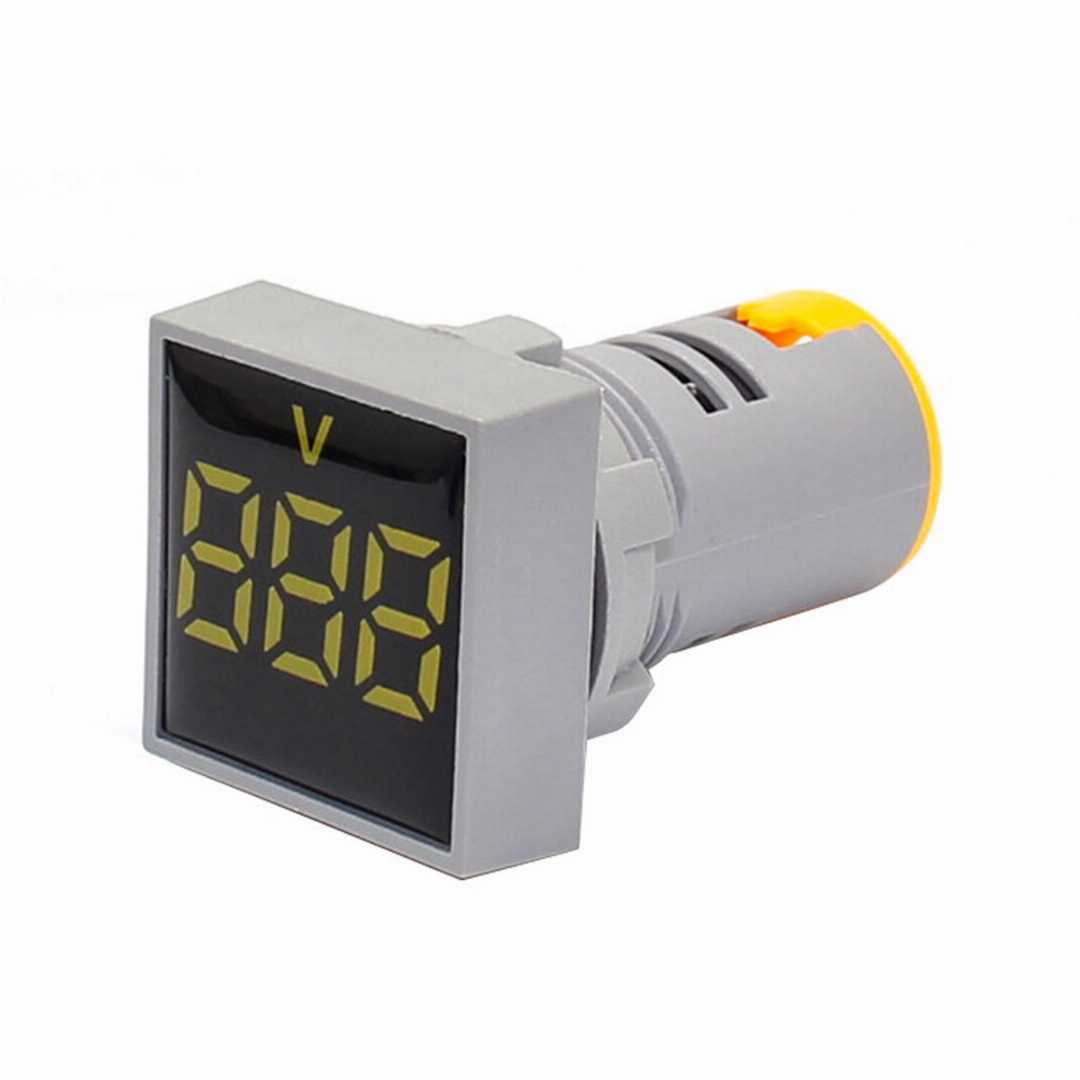 Voltmeter AC60v to 500V Digital Square Panel LED Digital Voltage Meter