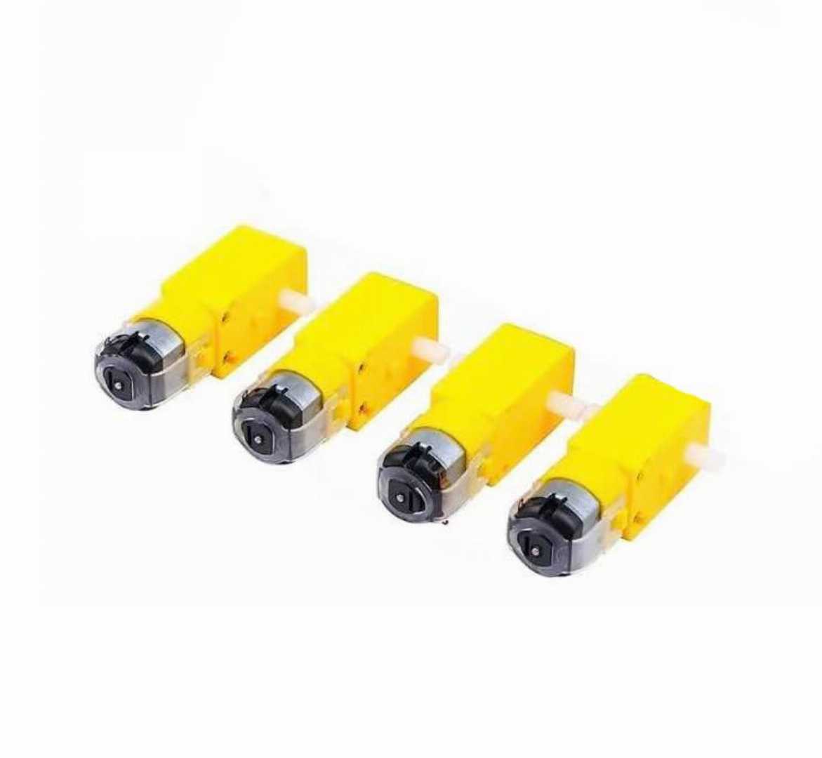Yellow,Plastic,DC,Gear,Motor,3V-6V,4pcs