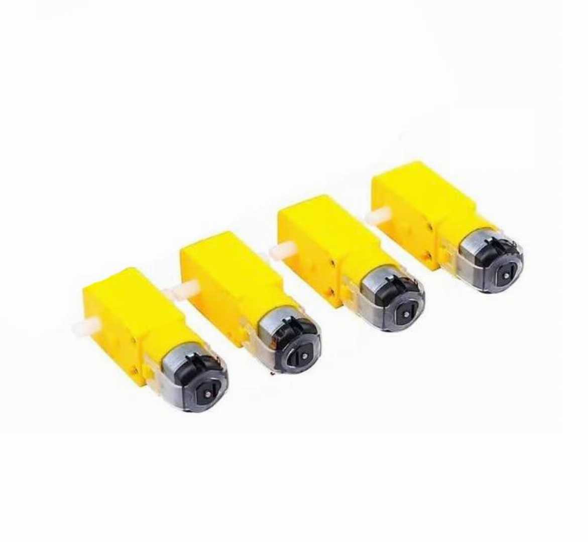 Yellow,Plastic,DC,Gear,Motor,3V-6V,4pcs