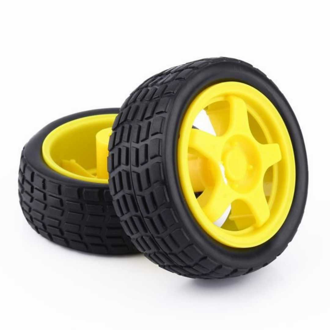 RC,Robot,Car,Wheels,For,Gear,Motor,2,pcs