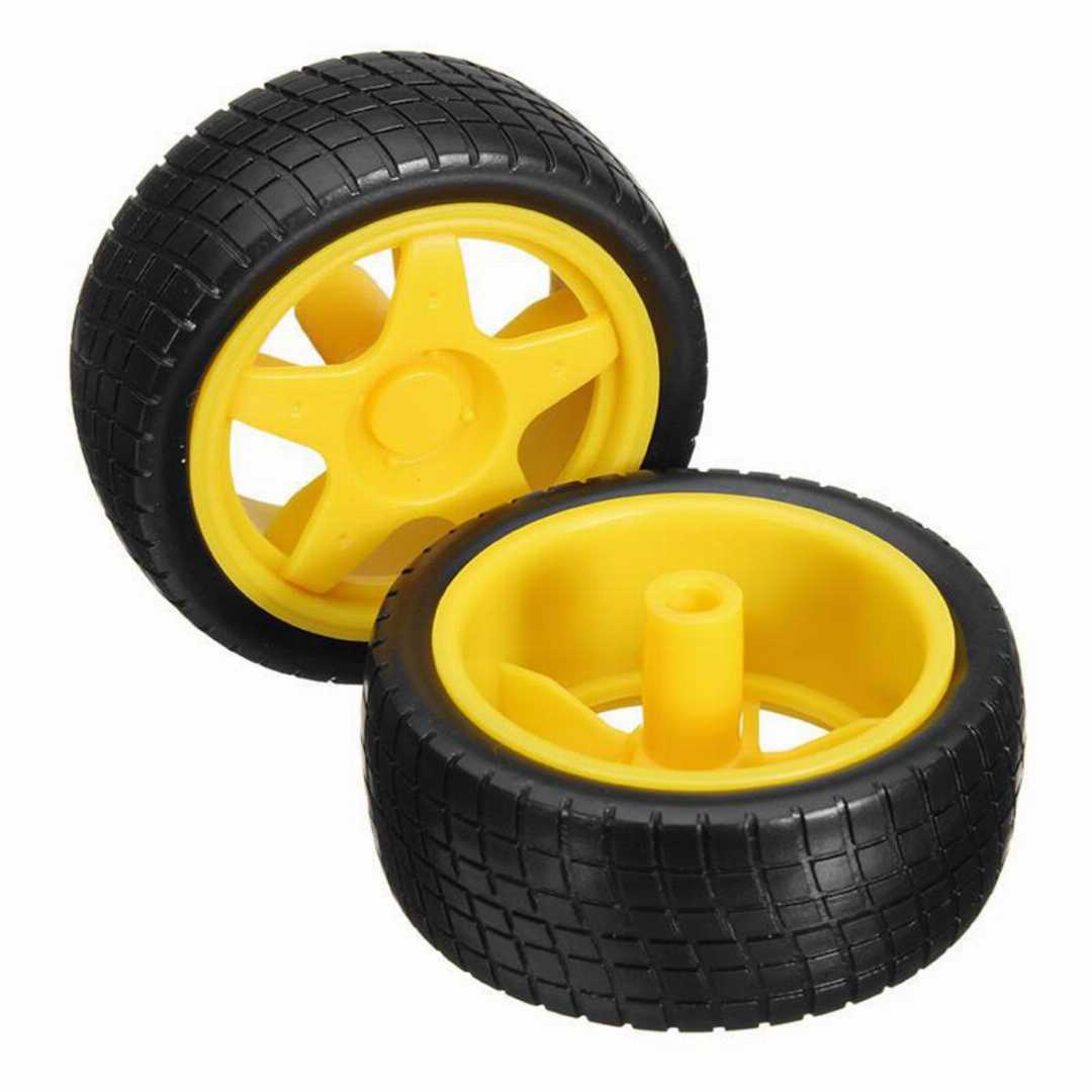 RC,Robot,Car,Wheels,For,Gear,Motor,2,pcs