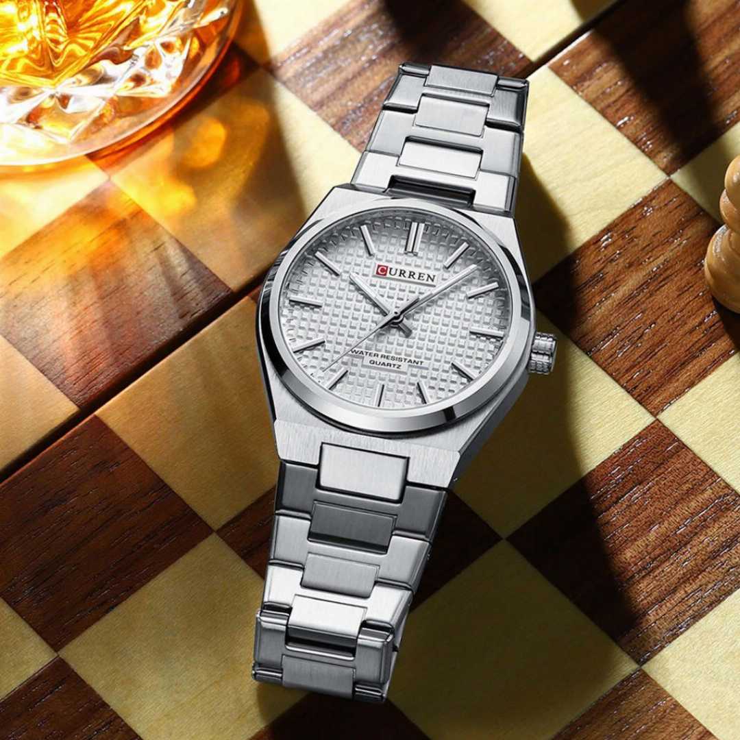 Original,CURREN,8439,Stainless,Steel,Fashion,Quartz,Watch,For,Men