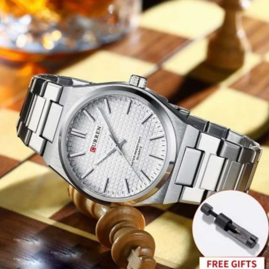 Original,CURREN,8439,Stainless,Steel,Fashion,Quartz,Watch,For,Men