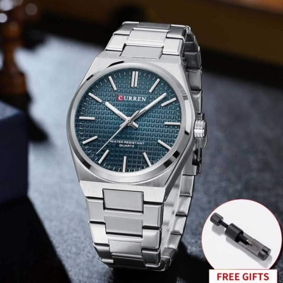 Original,CURREN,8439,Stainless,Steel,Fashion,Quartz,Watch,For,Men