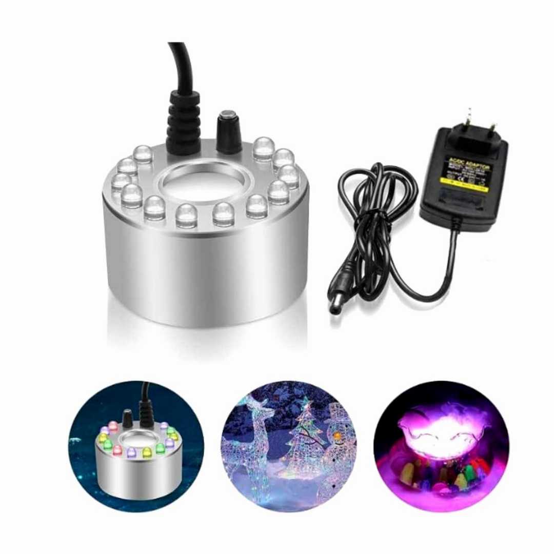 Ultrasonic,Humidifiersr,Mist,Maker,Fogger,SS,Body,12,LED,Water,Fountain,Pond,Air,Humidifier,For,Egg,Incubator