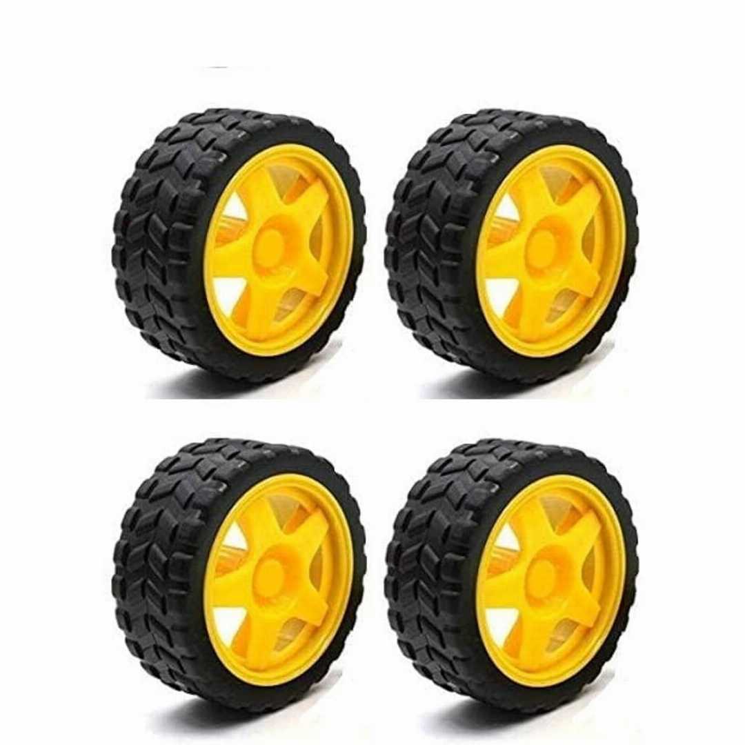 RC,Robot,Car,Wheels,For,Gear,Motor,4,pcs