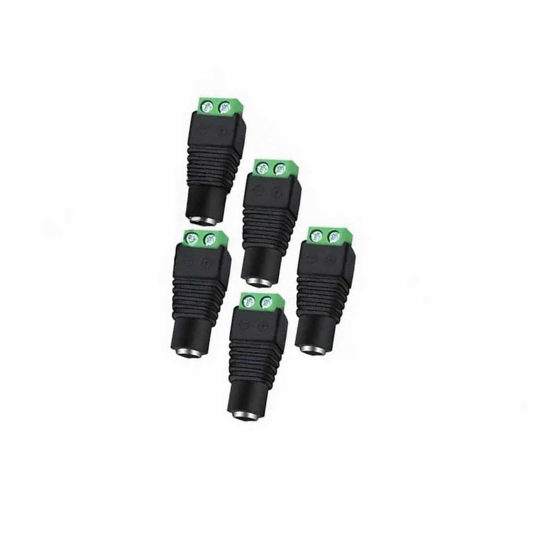 5,Pieces,DC,12V,Adapter,Connector,Female,Socket,Power,Plug