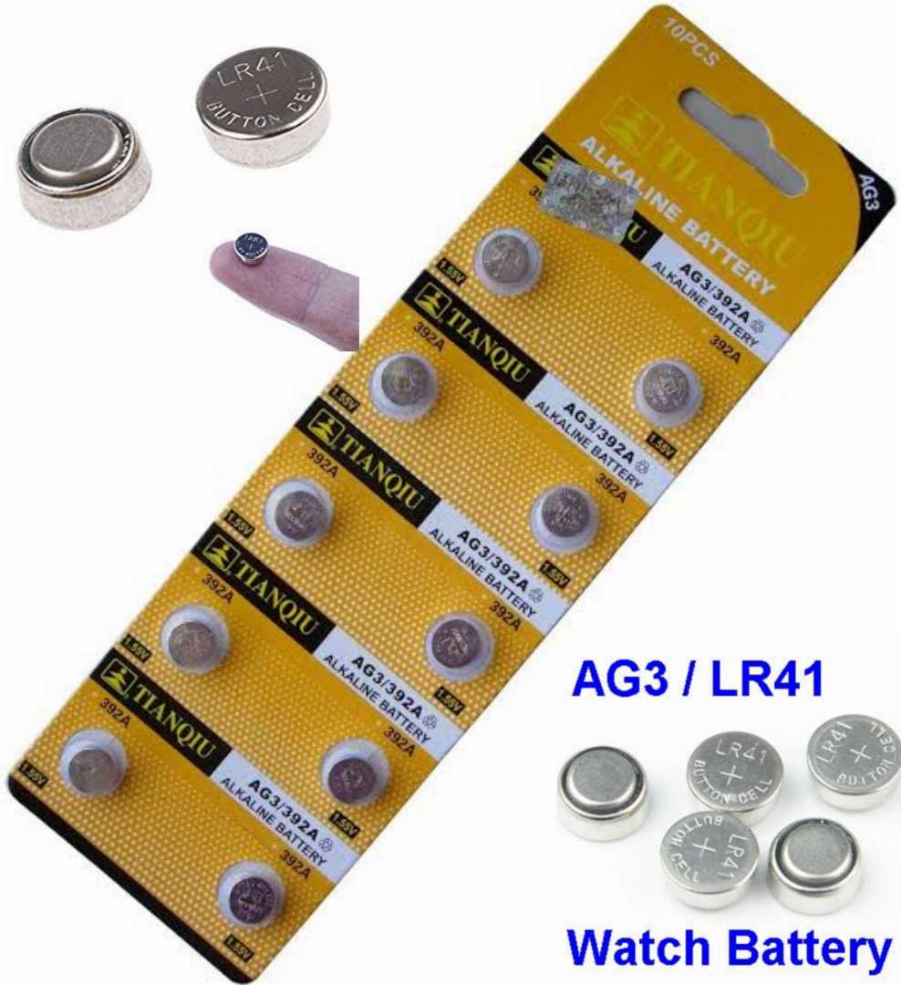 Alkaline,Button,Cell,Battery,AG3/LR41W,-,10,Piece