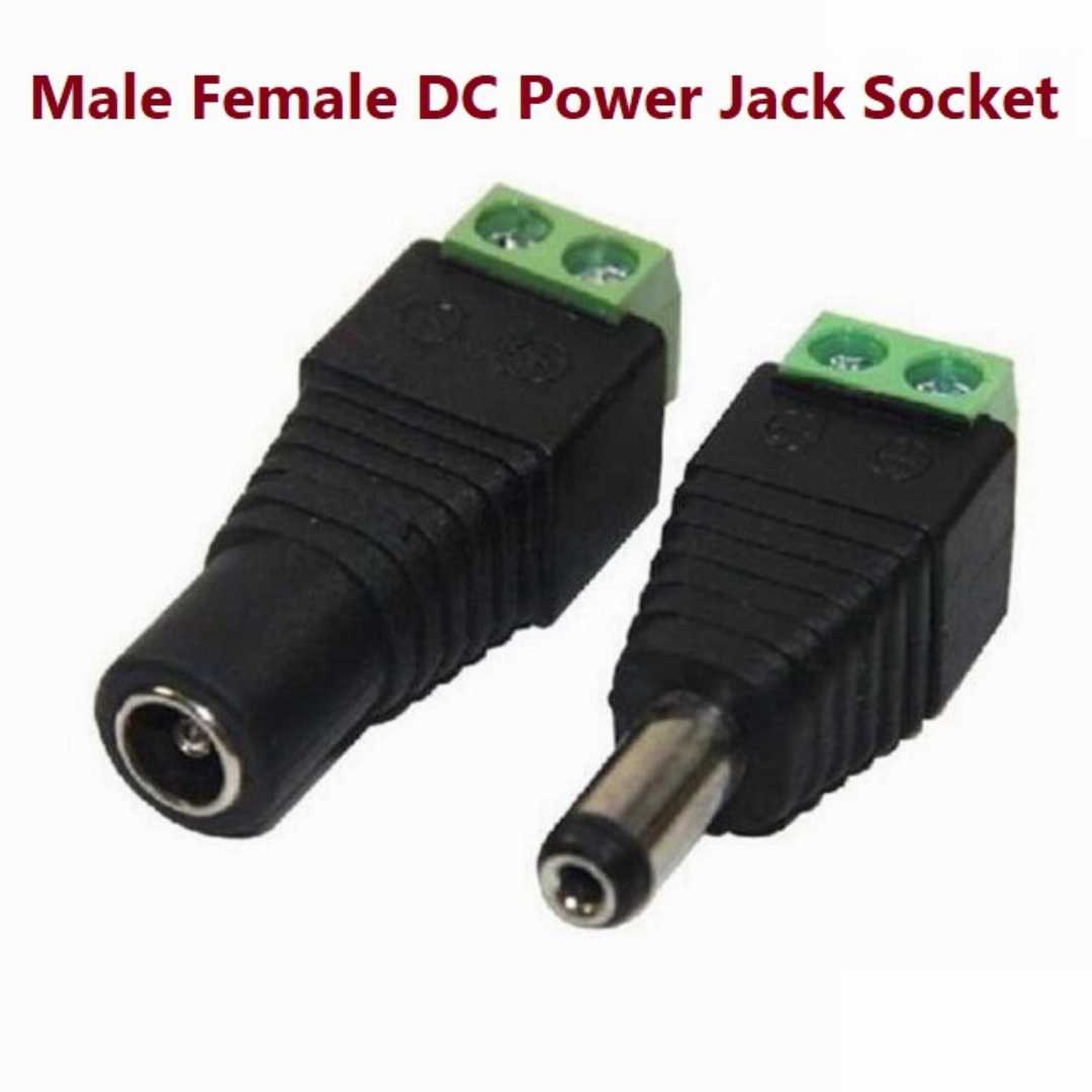 5,Pieces,DC,12V,Adapter,Connector,Female,Socket,Power,Plug