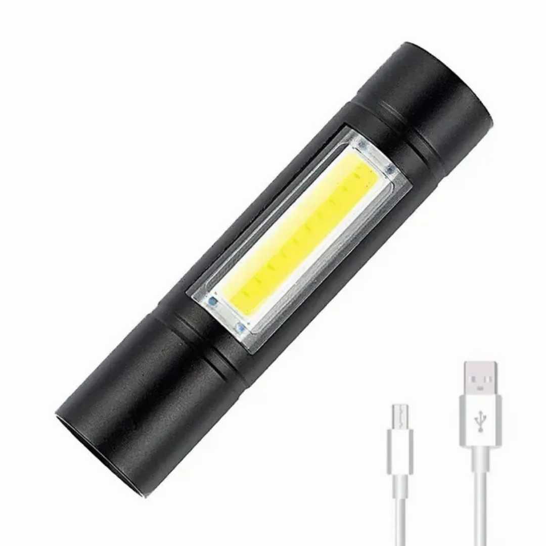 MULTI,FUNCTIONAL,USB,Rechargeable,LED,Mini,Flashlight007/009,-,Torchlight,+,COB,LED,Torchlight,Micro,USB,Charging,System,-,Torch,Light