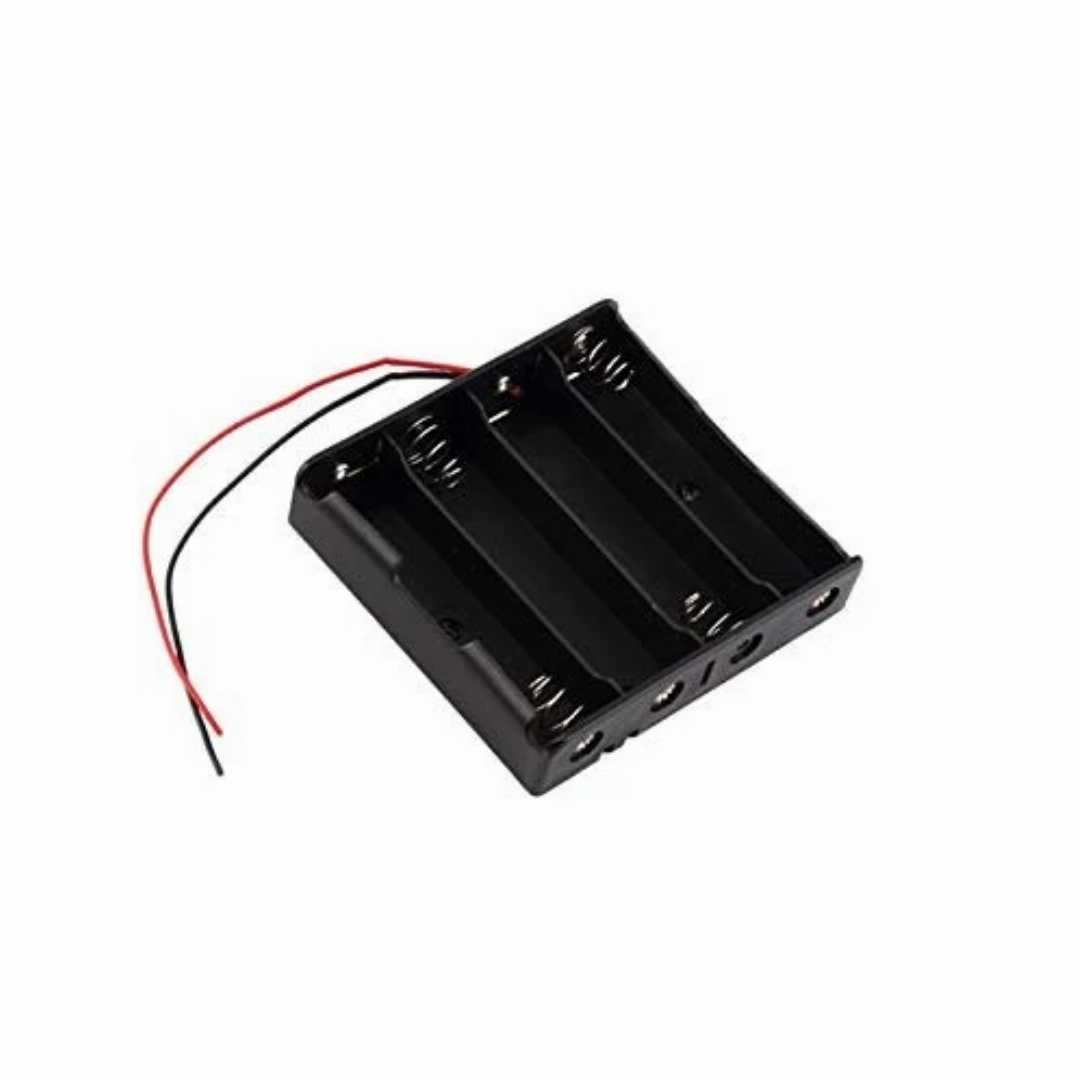 18650,Battery,Holder,Case,4,Cell,with,Wire