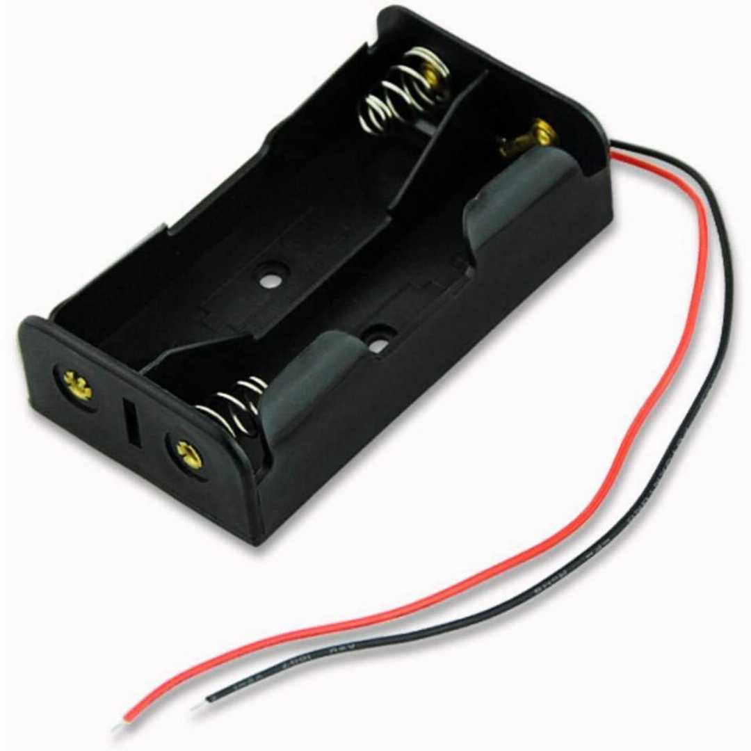 3.7V,18650,Battery,Holder,Case,2,cell
