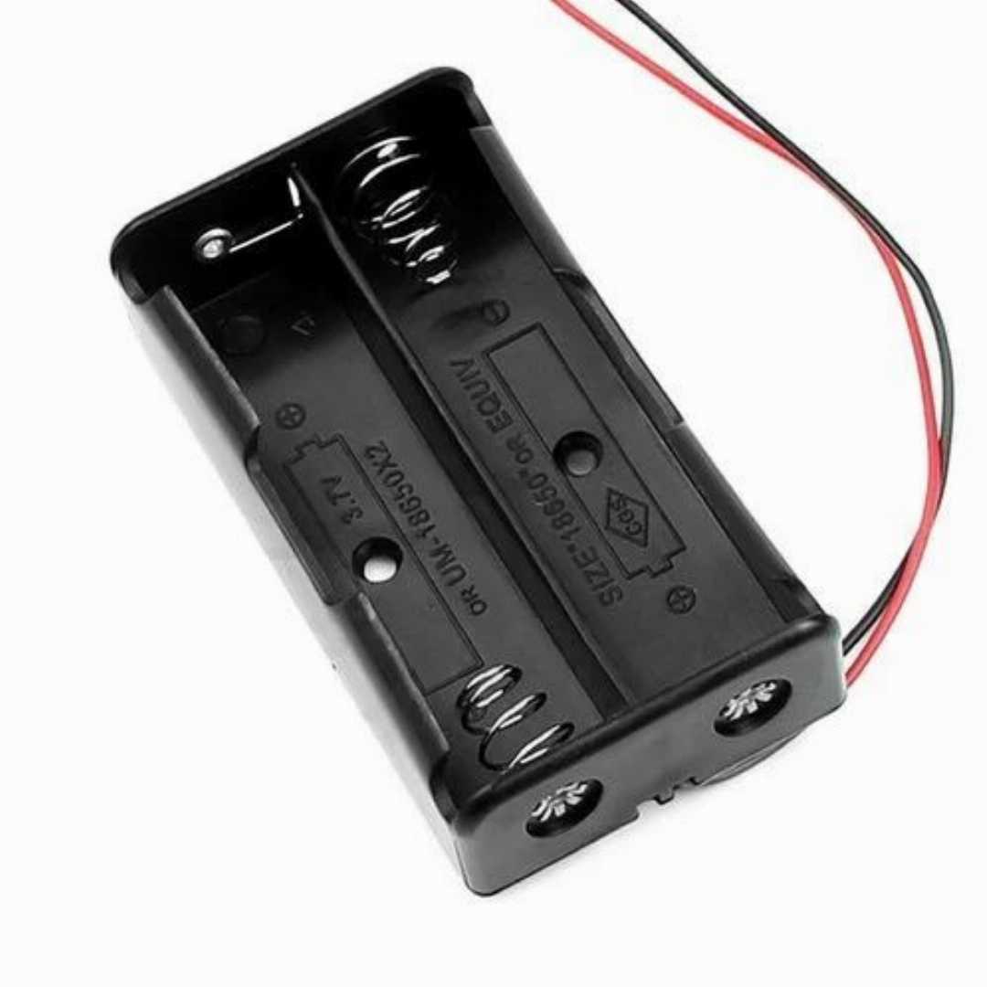 3.7V,18650,Battery,Holder,Case,2,cell