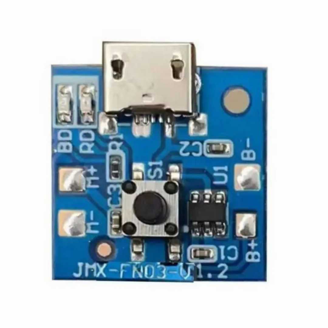 Mini,Rechargeable,Fan,Circuit,3,Step,Fan,Speed,Control,&,LED,Light,Control,Replacement,Parts