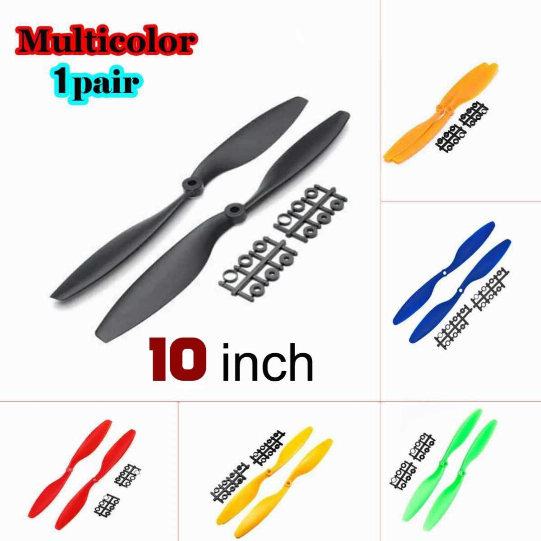 1045,10,Inch,Nylon,Propeller,Multicolor-1pair