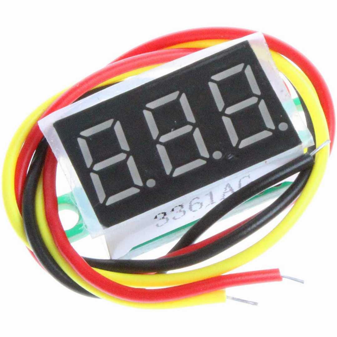 LED,Display,Mini,0.28,inch,DC,0,-100V,Digital,Voltmeter,100V,Volt,Panel,Indicator,Monitor