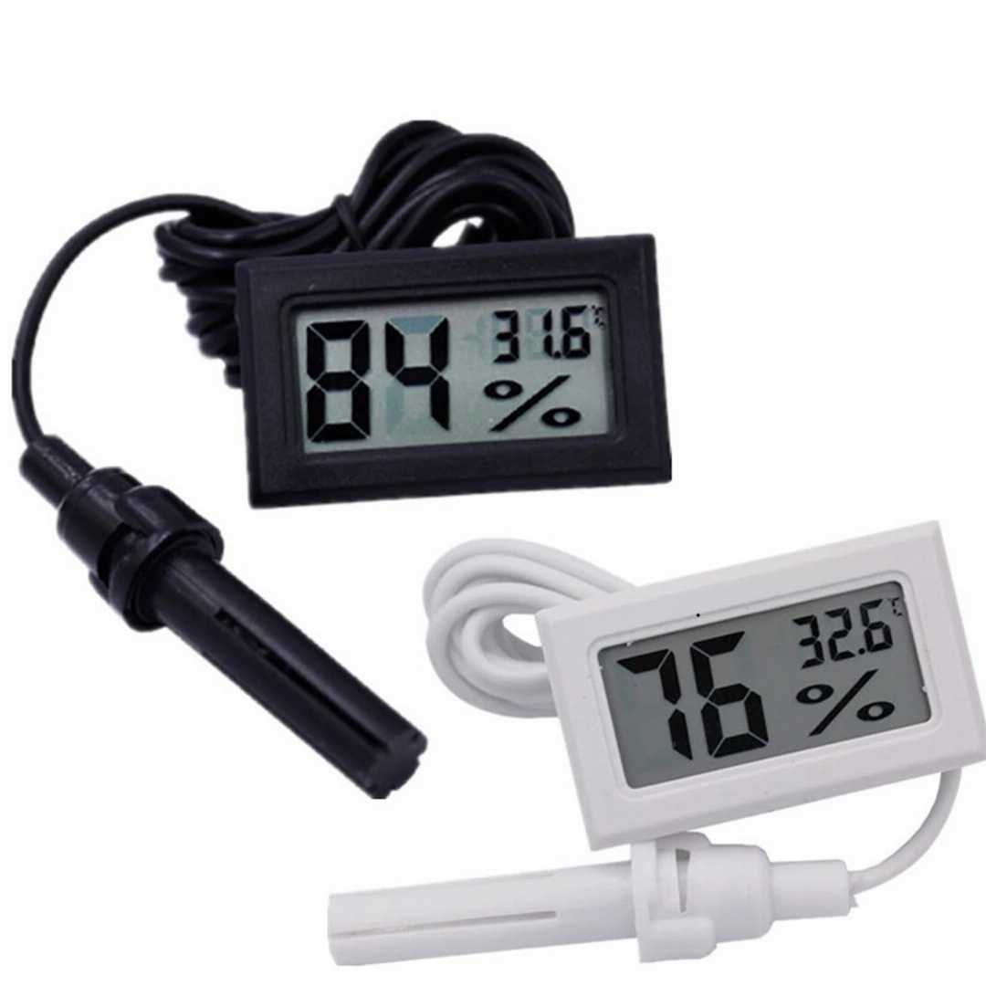 Digital,Mini,Thermometer,Hygrometer,|,Portable,Mini,LCD,Temperature,Humidity,Meter,with,a,Probe,and,Batteries
