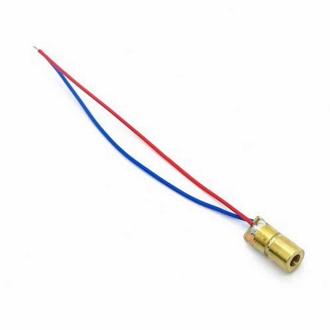 650nm,6mm,DC,5V,5mW,Laser,Dot,Diode,Module,Red,Copper,Head