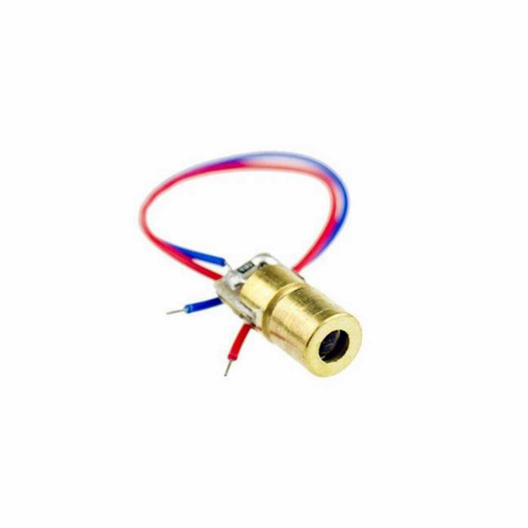 650nm,6mm,DC,5V,5mW,Laser,Dot,Diode,Module,Red,Copper,Head