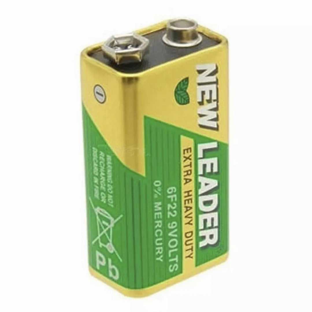 High-quality,9v,battery,new,leader,-,2,pcs