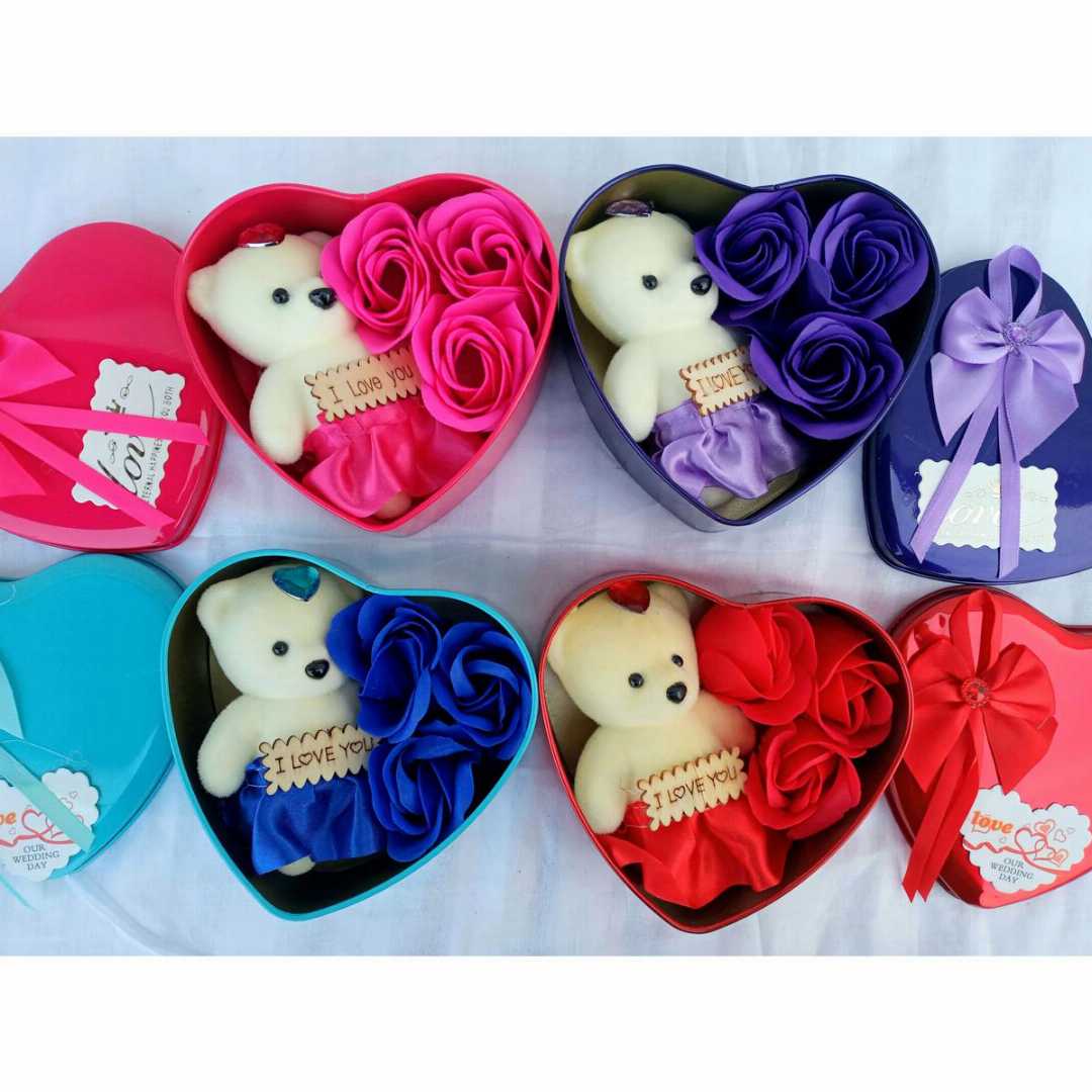 Heart-Shaped,Box,With,Teddy,And,Roses,Valentine,Best,Love,Gift,For,Girlfriend,-Multi-Color,-,Love,Box