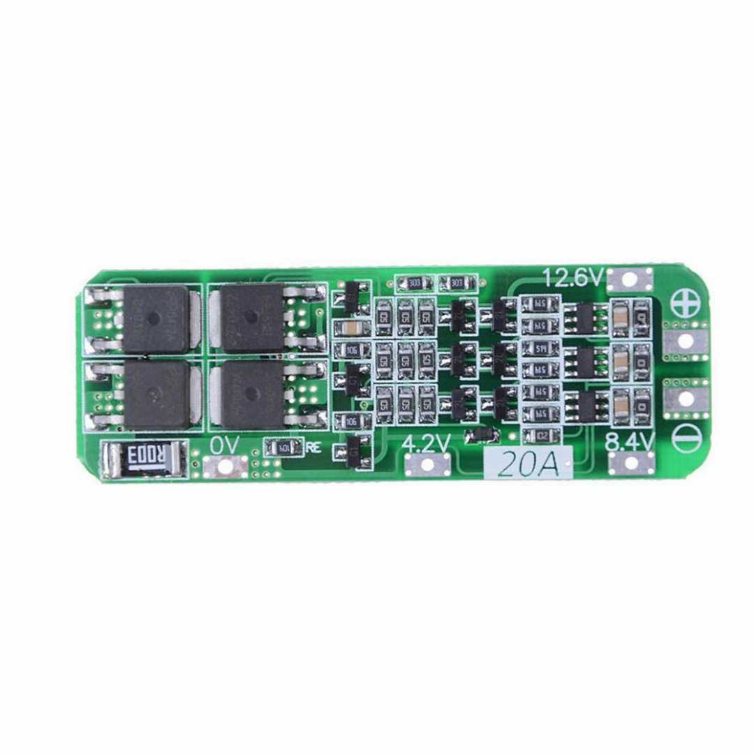3S,20A,BMS,Circuit,Module,Li-ion,Lithium,Battery,Charger,PCB,BMS,Protection,Board