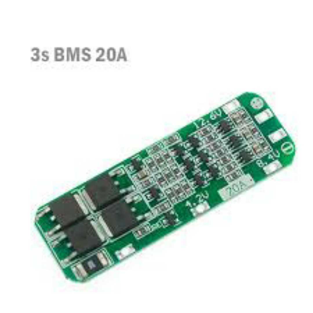 3S,20A,BMS,Circuit,Module,Li-ion,Lithium,Battery,Charger,PCB,BMS,Protection,Board