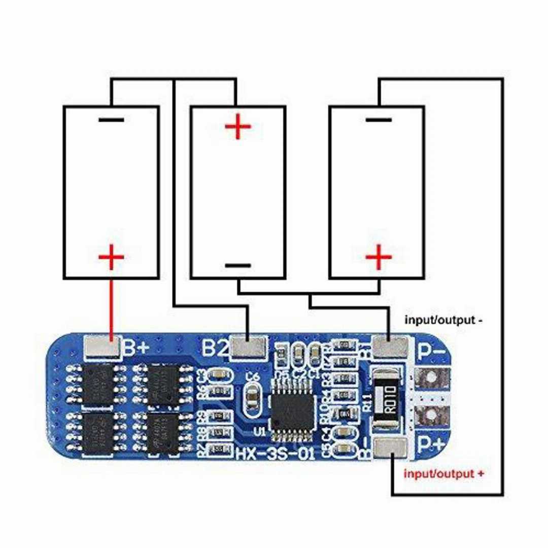3S,10A,BMS,Charger,Protection,Board,for,Pack