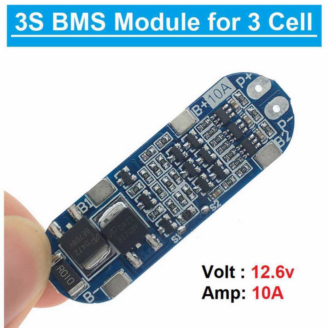 3S,10A,BMS,Charger,Protection,Board,for,Pack