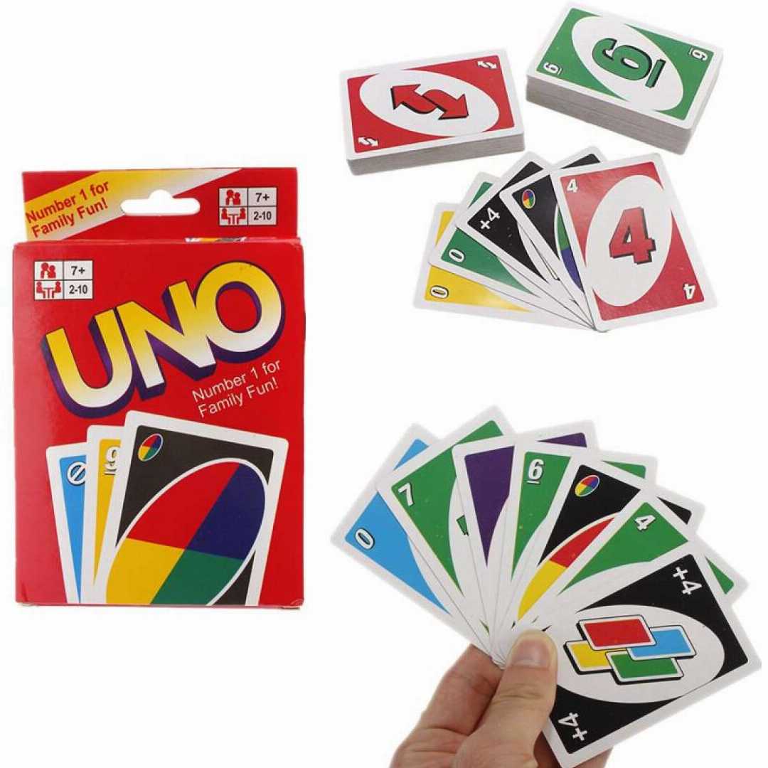Multicolor,Paper,UNO,Card,Game