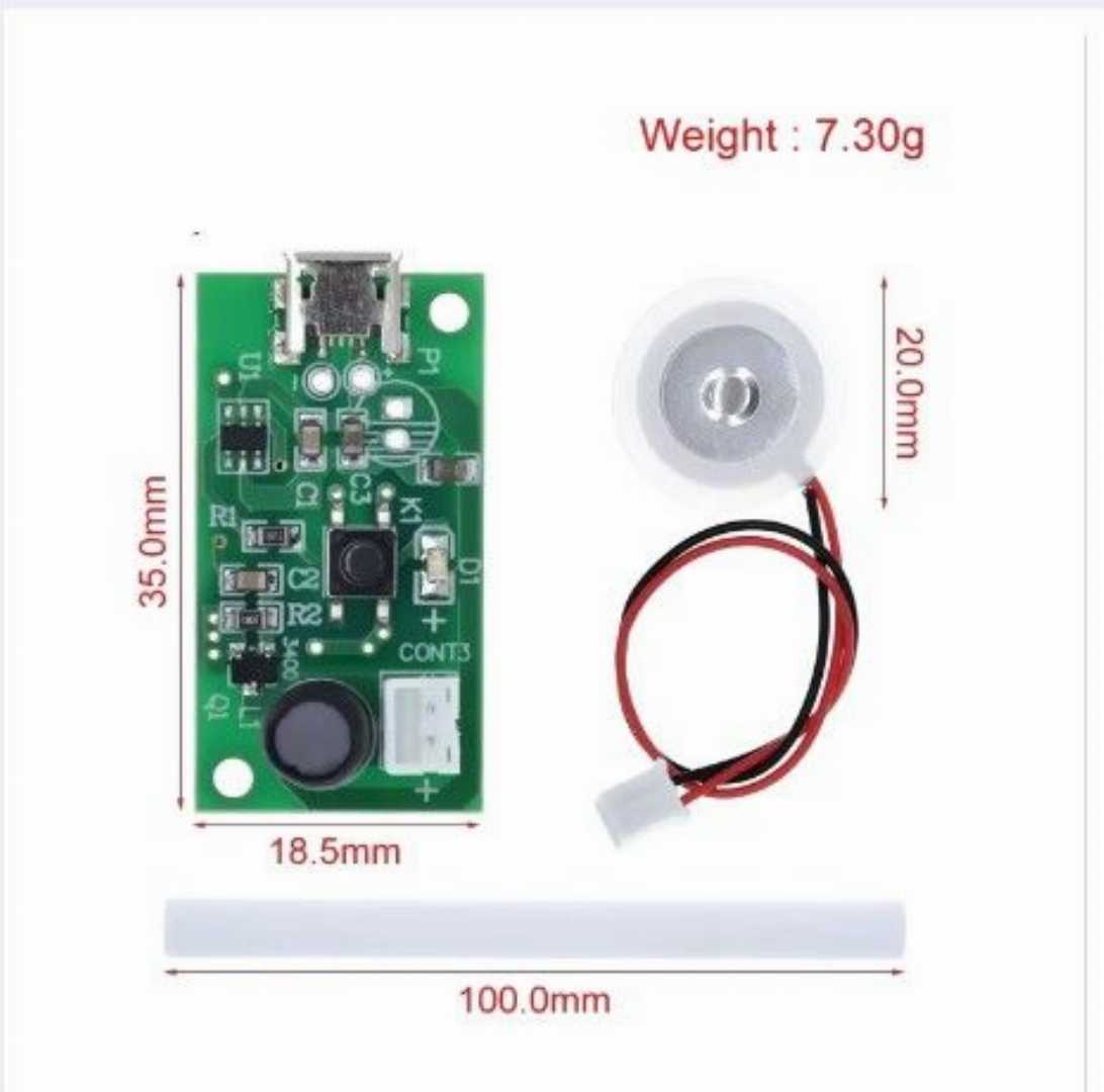 Ultrasonic,Mist,Maker,Atomizing,Fogger,Humidifier,Module,D20mm,Mist,Maker,Circuit