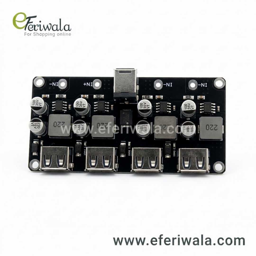 QC,3.0,2.0,DC-DC,Buck,Converter,USB,Fast,Charging,Module,4,USB