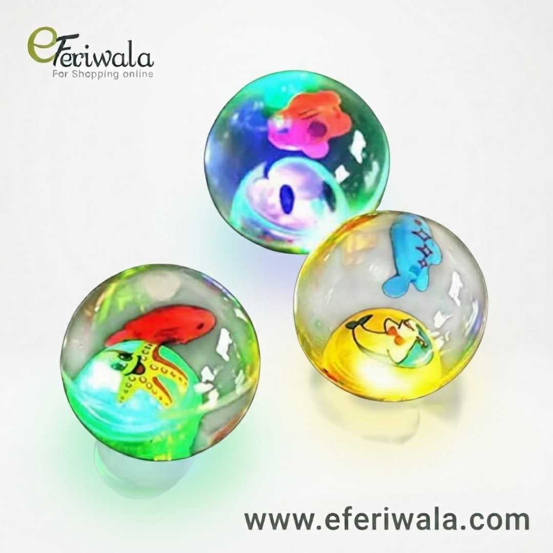 Led,Flashing,Color,Changing,Bouncing,Ball,Super,Glitter,Water,Ball,-,Multicolor,1Pcs