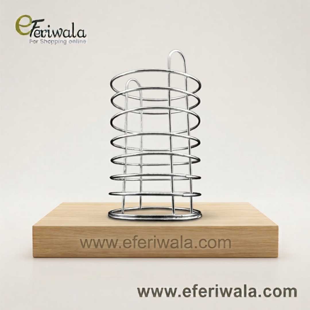 Steel,Kitchen,Utensil,/,Pen,/,Spoon,Holder,Silver,Color